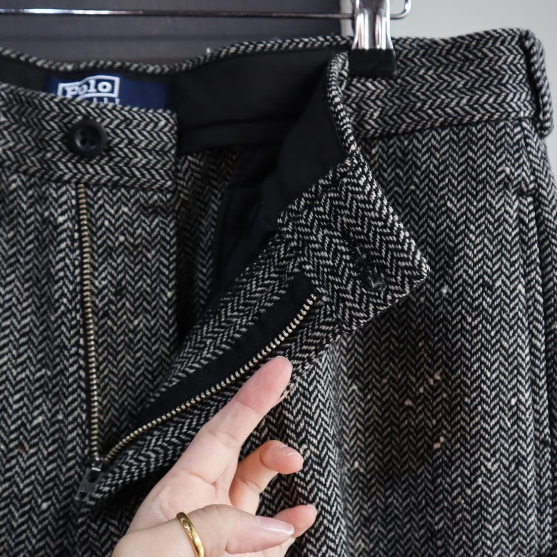 폴로 해링본 트라우져   상품이미지4