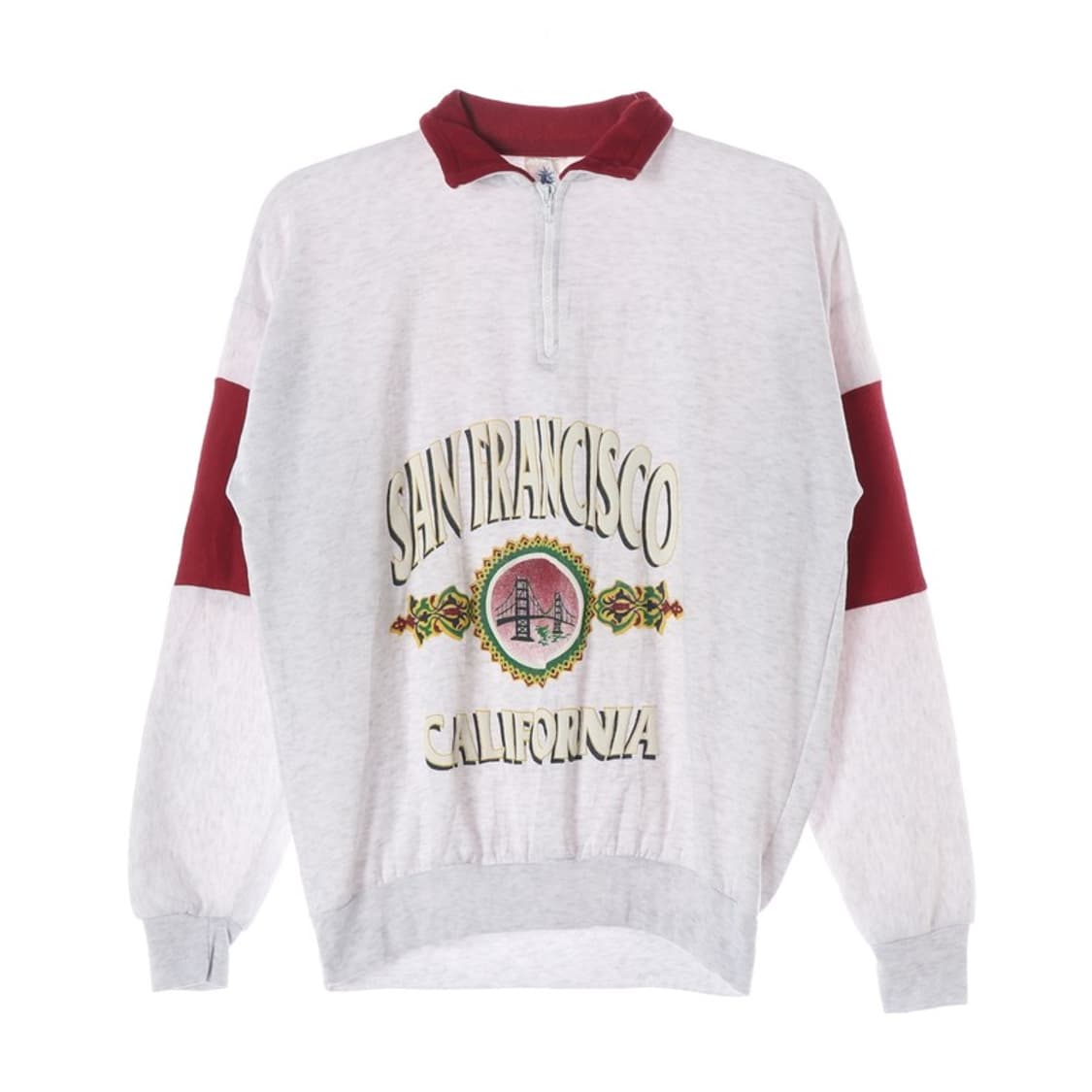 USA 빈티지 샌프란시스코 하프집업 맨투맨 L 상품이미지1