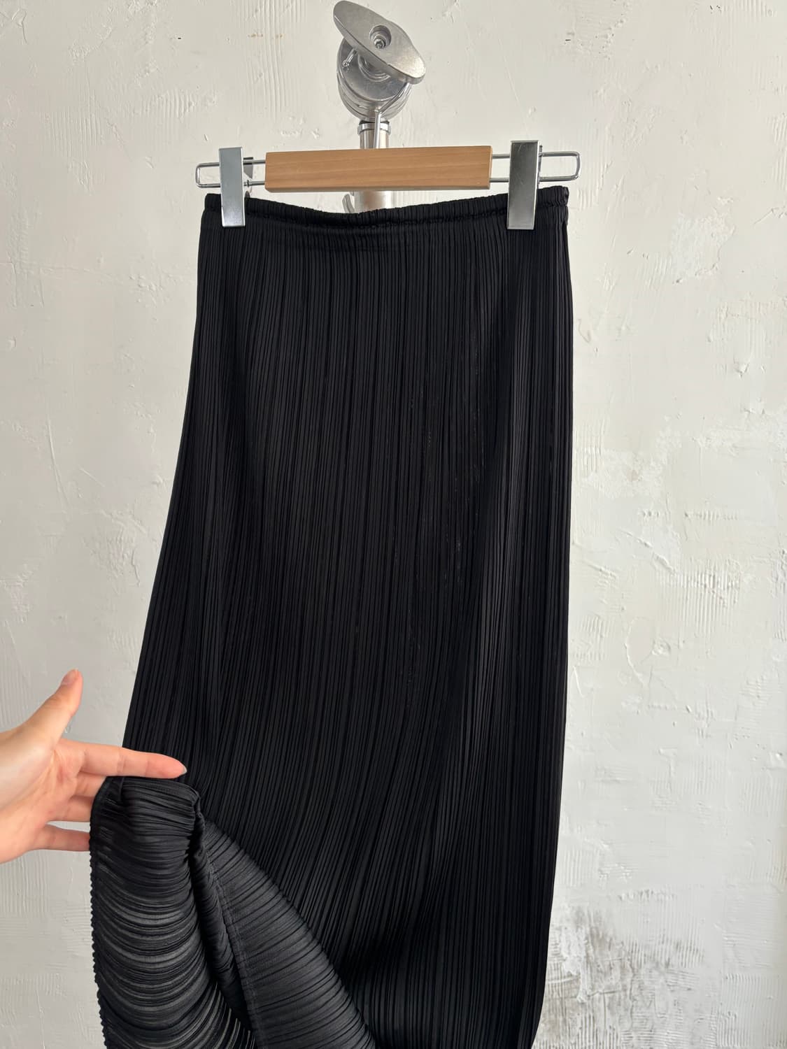 Pleats Please 플리츠플리즈 블랙 플리츠 롱 스커트 상품이미지6