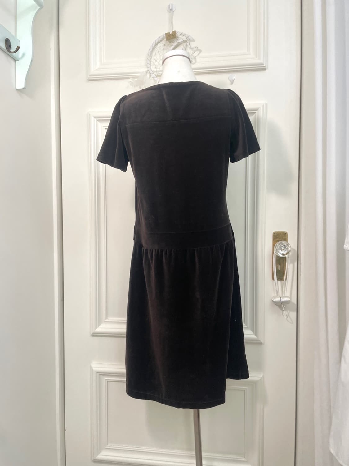 brown velvet shirring point loose opc 상품이미지3