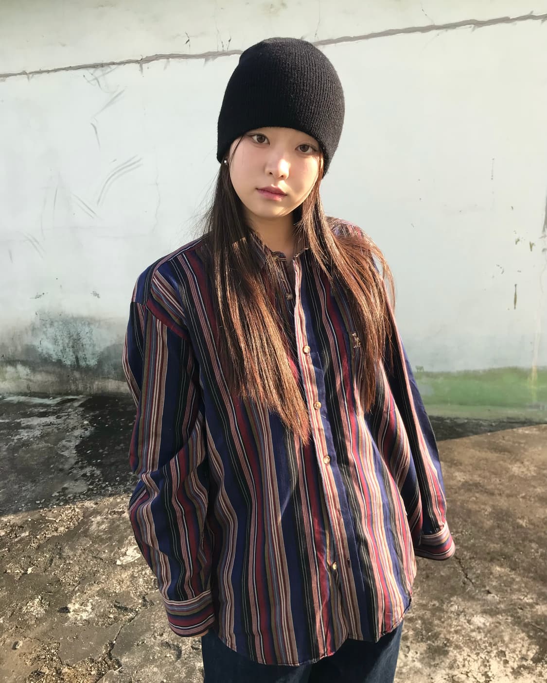 빈티지 스트라이프 퍼피 셔츠  상품이미지1