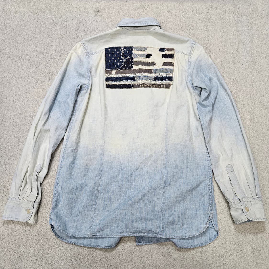 데님앤서플라이 성조기 샴브레이 셔츠 S 상품이미지1