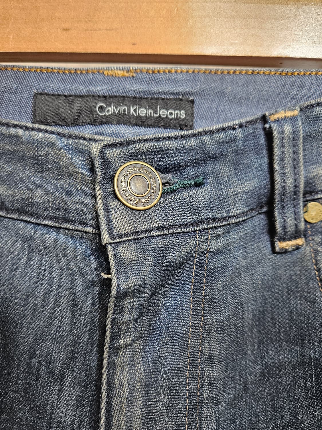 캘빈클라인 레귤러 슬림핏 워싱 스판 데님팬츠 상품이미지6