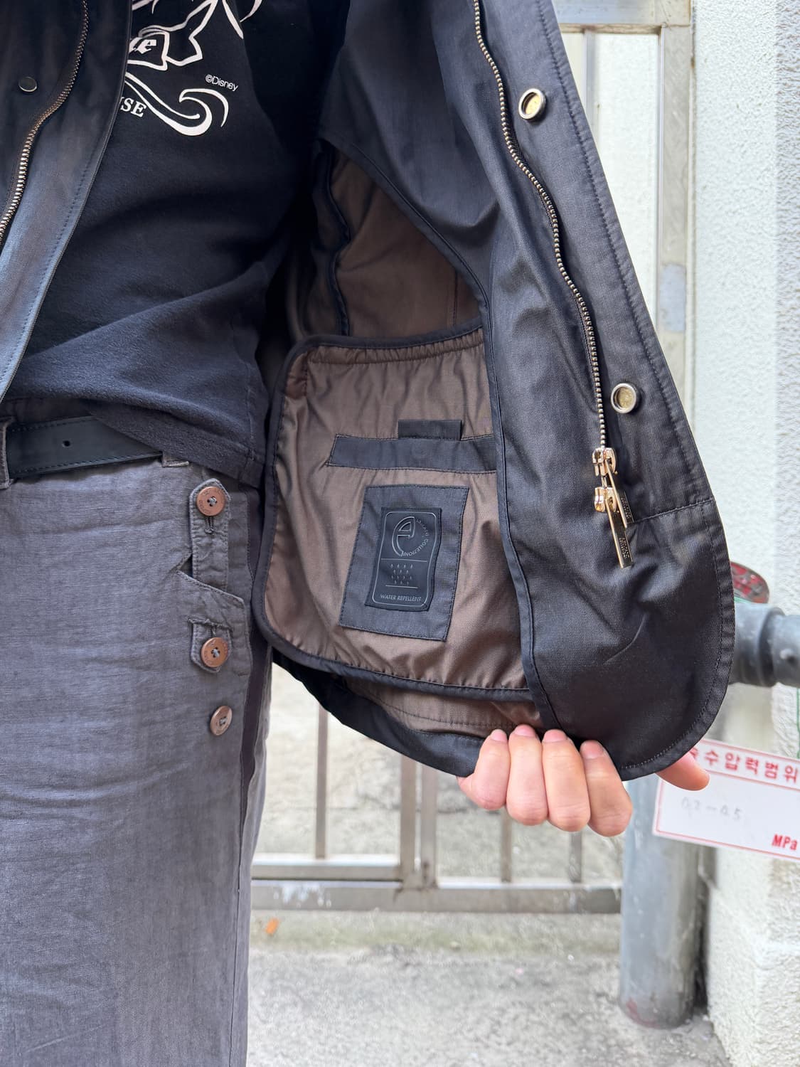 00s Emporio Armani linen trousers 상품이미지2