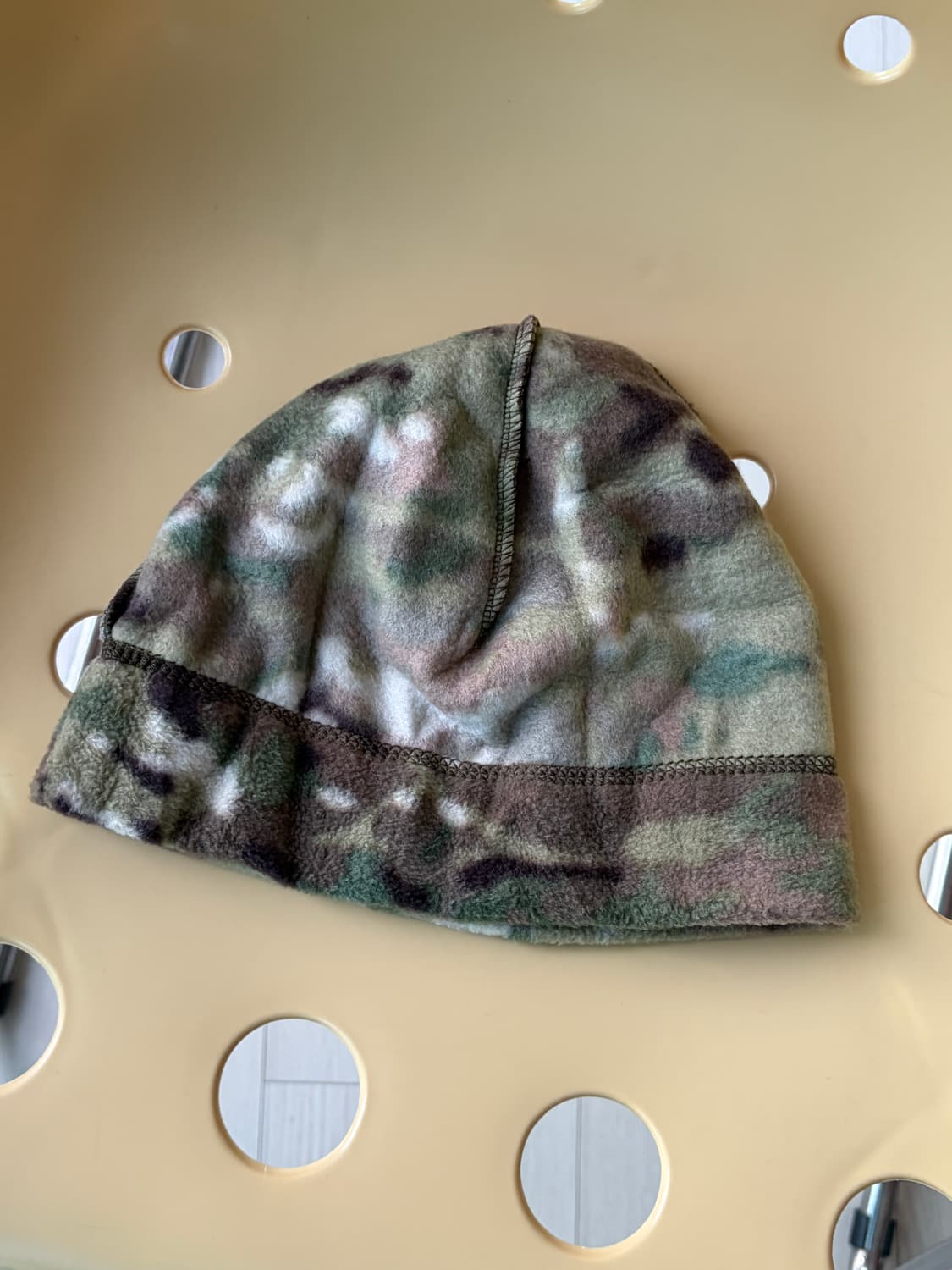 USA 데저트 사막 카모 패턴 플리스 비니 상품이미지4