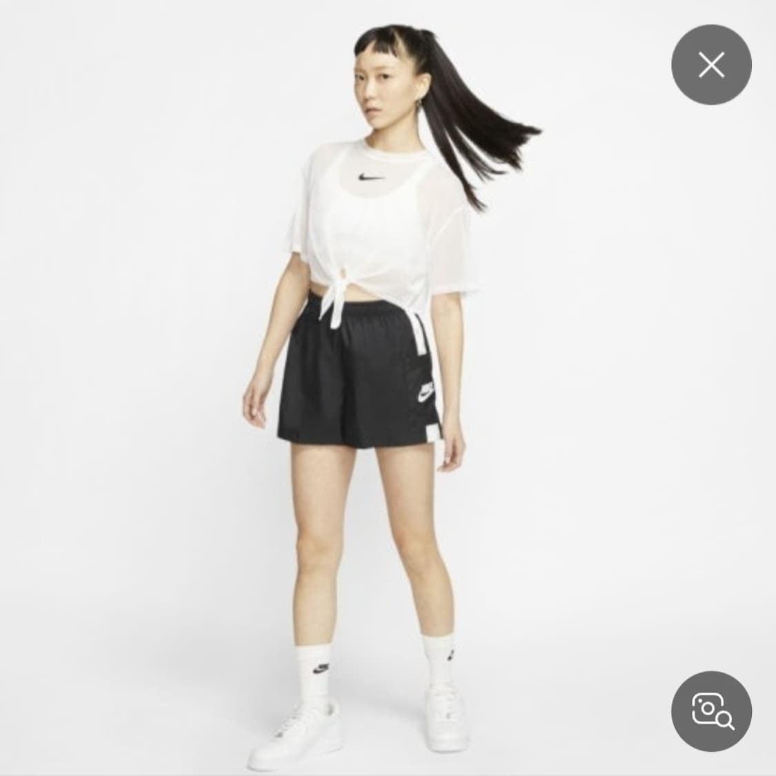 나이키 우먼스 우븐 쇼츠 팬츠 S 상품이미지3