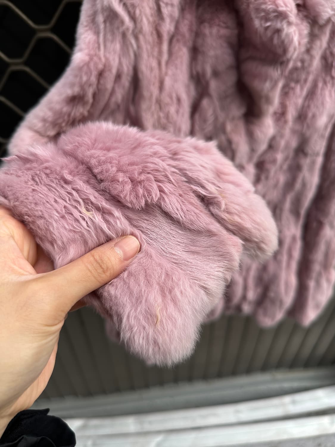 Real rabbit fur jacket  상품이미지5