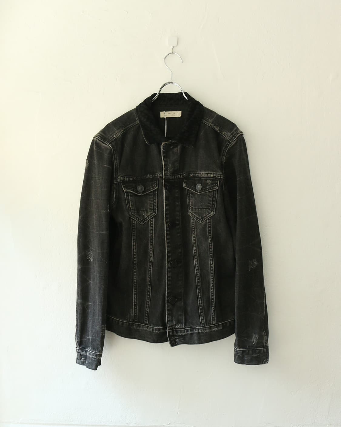 올세인츠 블랙 데님 자켓   상품이미지3