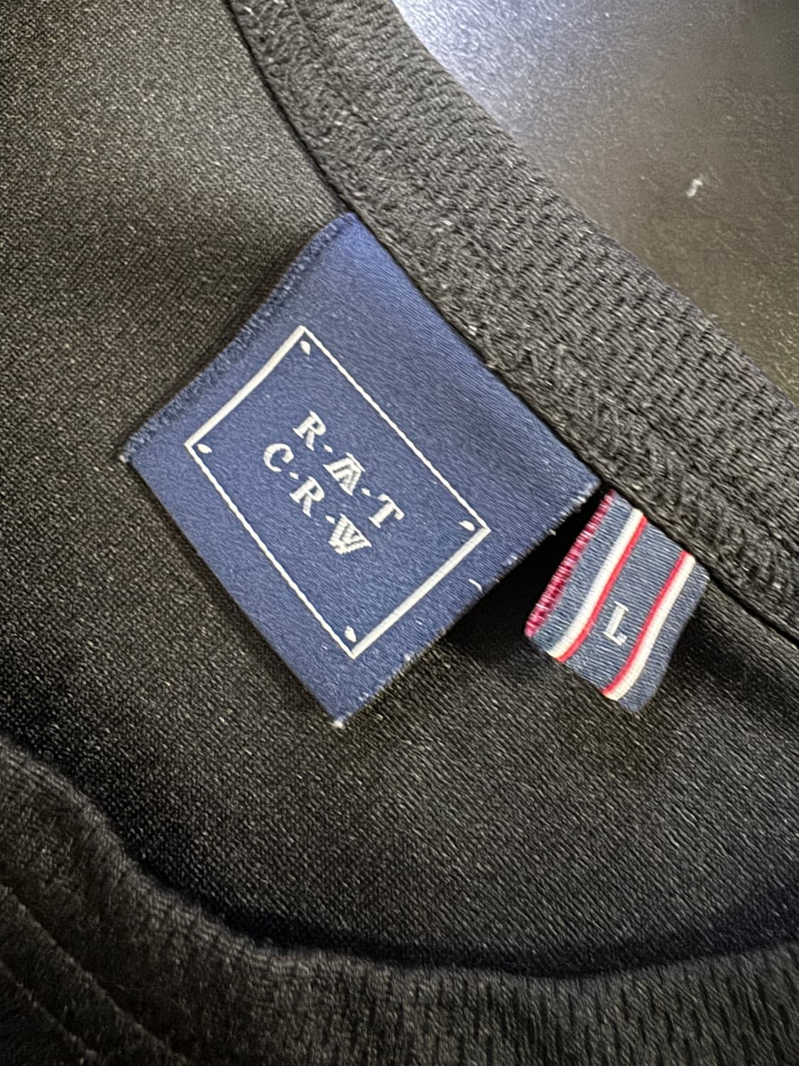 로맨틱크라운 기능성 프린팅 반팔 티셔츠 L ~ XL 블랙 상품이미지3