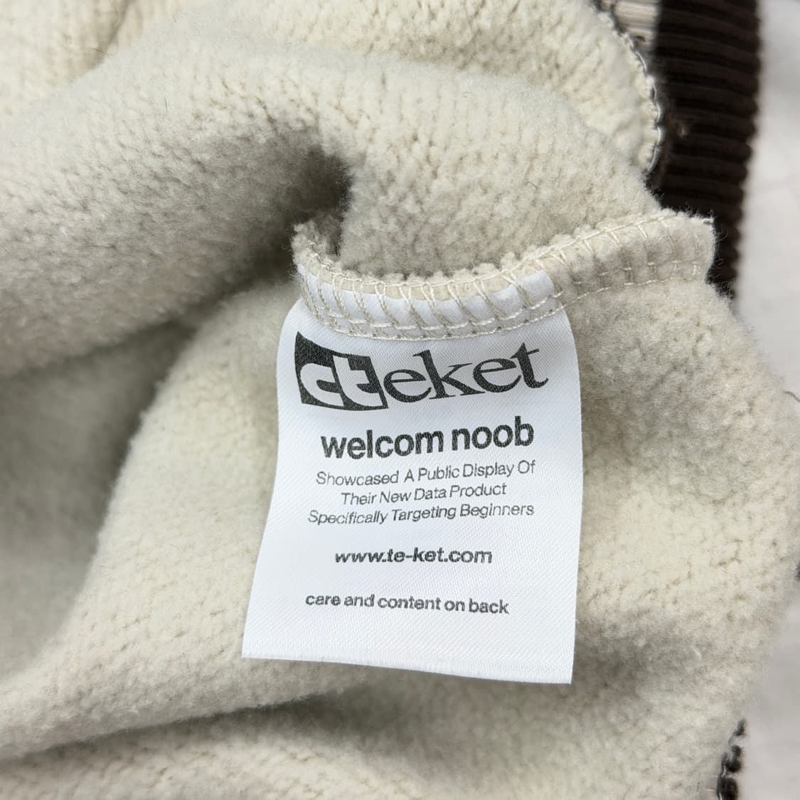 테켓 H 집업 스웻셔츠 자켓 베이지 브라운 L 상품이미지7