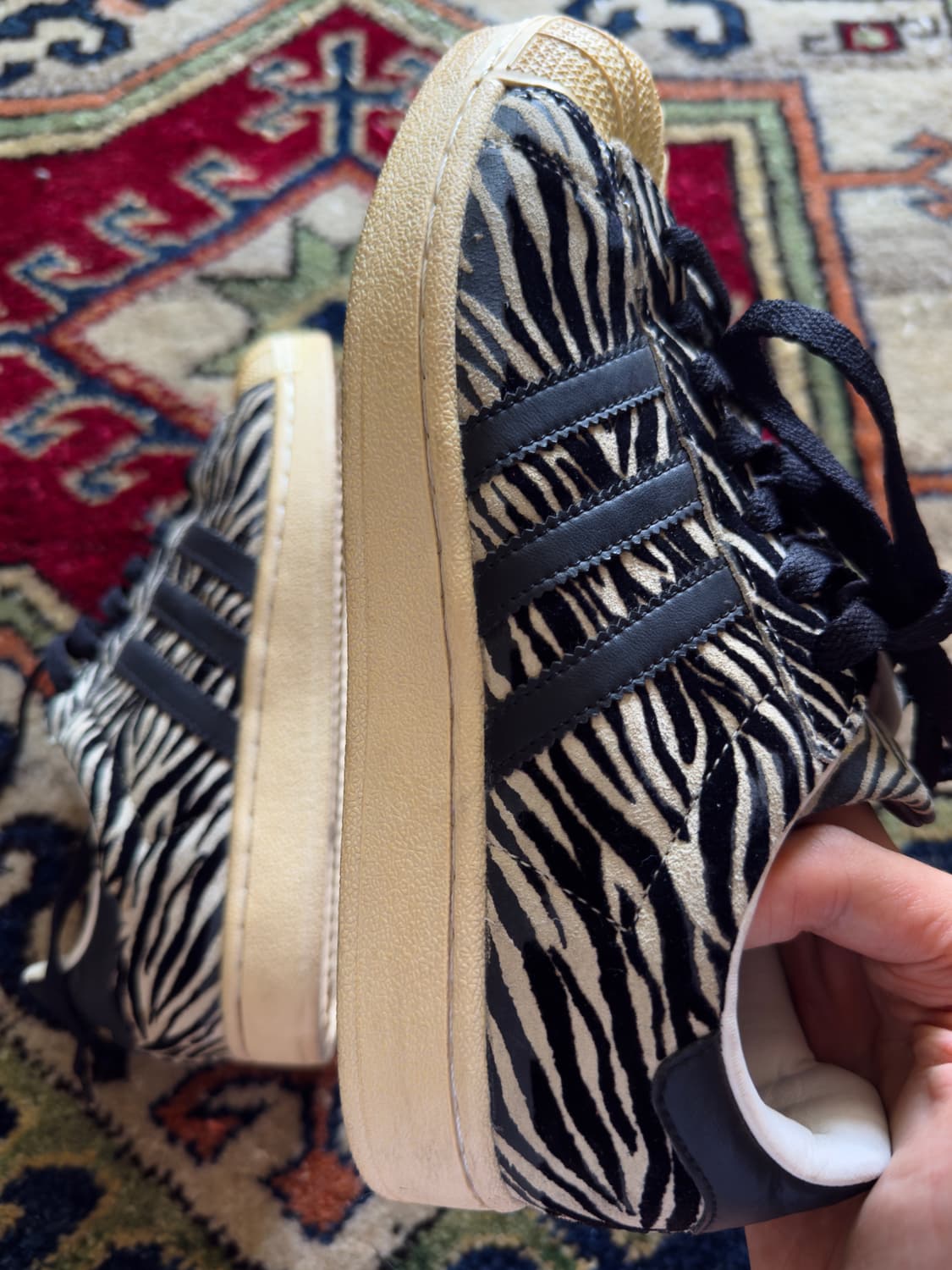 아디다스 한정판 FA YNG Zebra Superstar 상품이미지4
