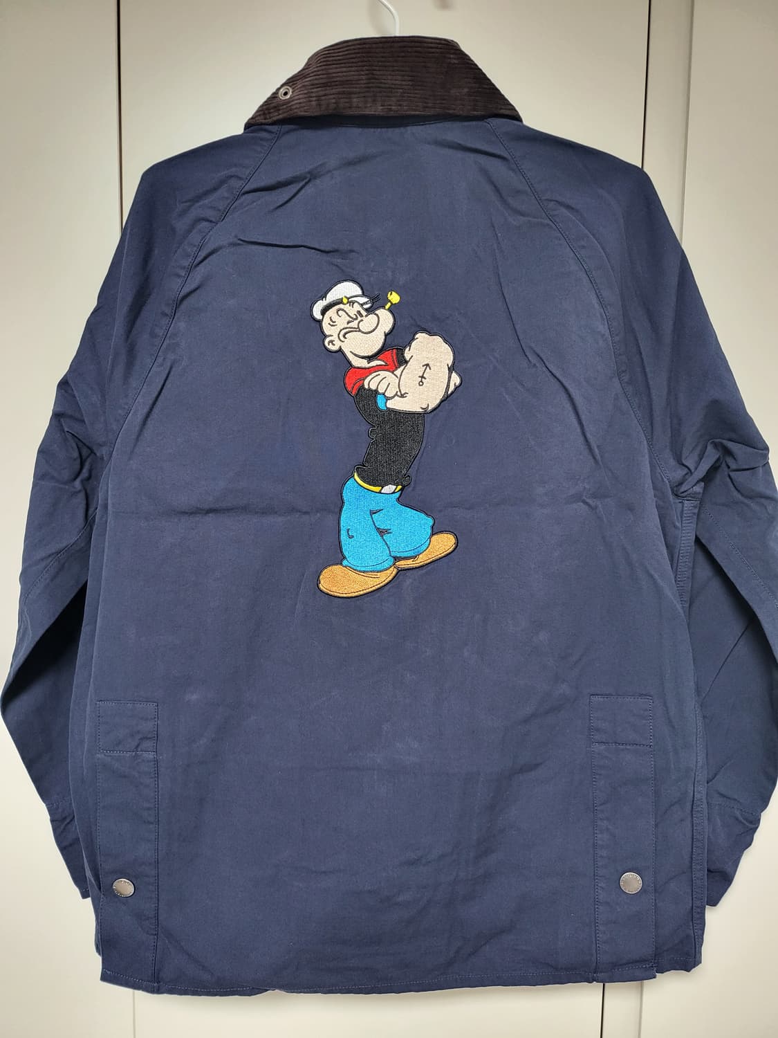 바버 x 노아 뽀빠이 비데일 논왁스 자켓(S사이즈) 새상품 상품이미지4