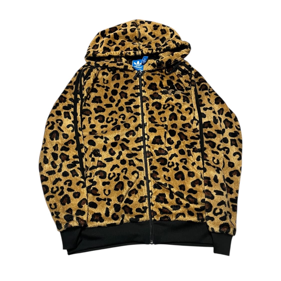 아디다스 레오파드 호피 후리스 후드 집업 오네 갸루 상품이미지2