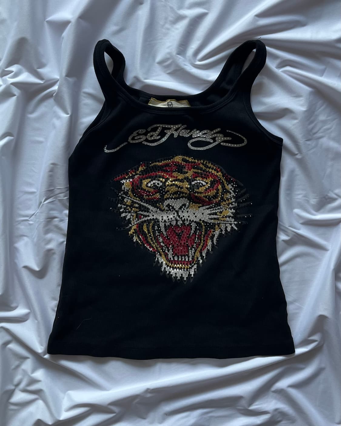 Ed hardy rhinestone tiger tank s 상품이미지1