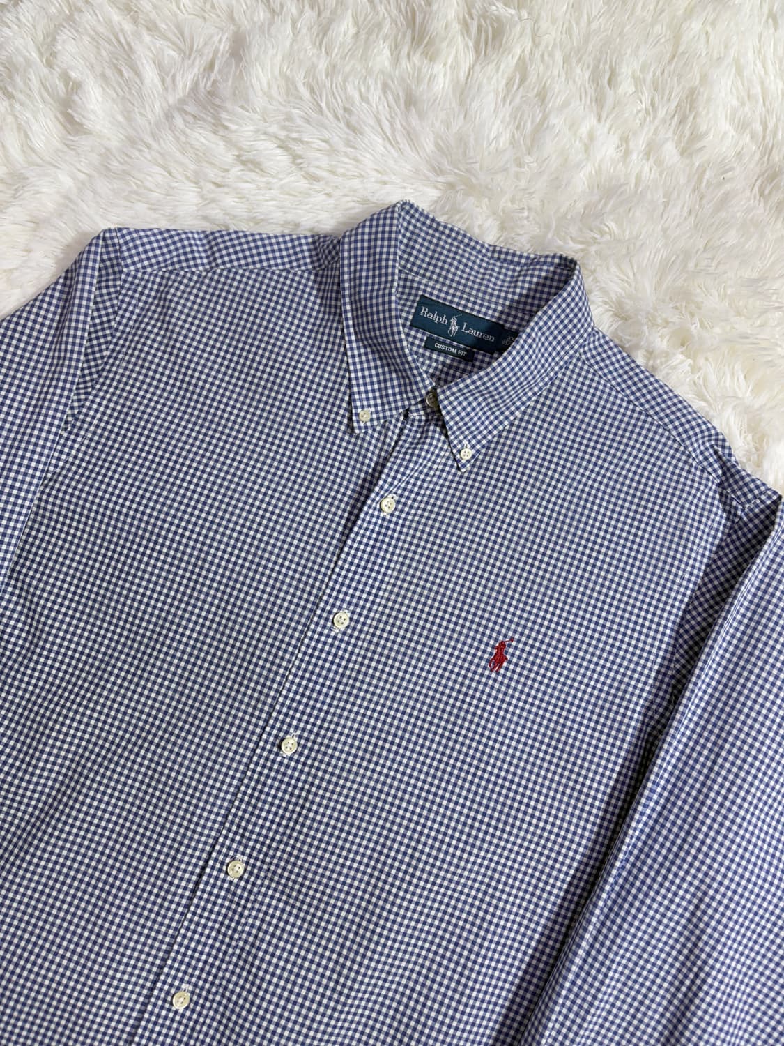 폴로 랄프로렌 포니 오버핏 체크셔츠  상품이미지4