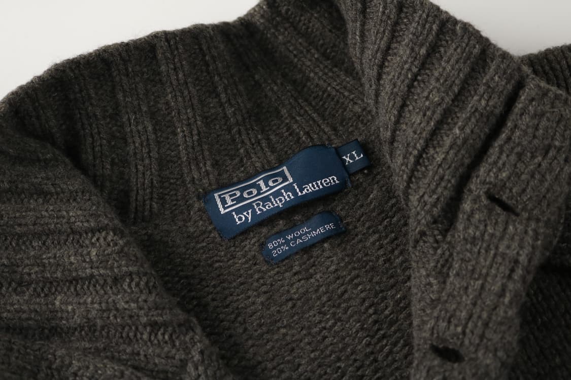[XL] 폴로 랄프로렌 울 캐시미어 터틀넥 니트 가디건 스웨터 상품이미지6