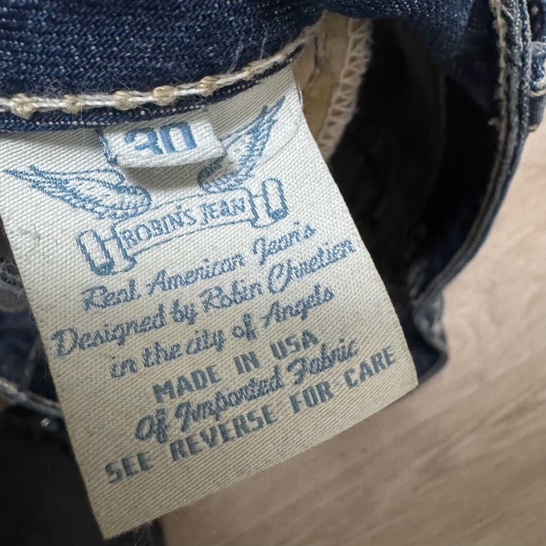 로빈스진 남성 레귤러 데님 청바지 30  상품이미지5