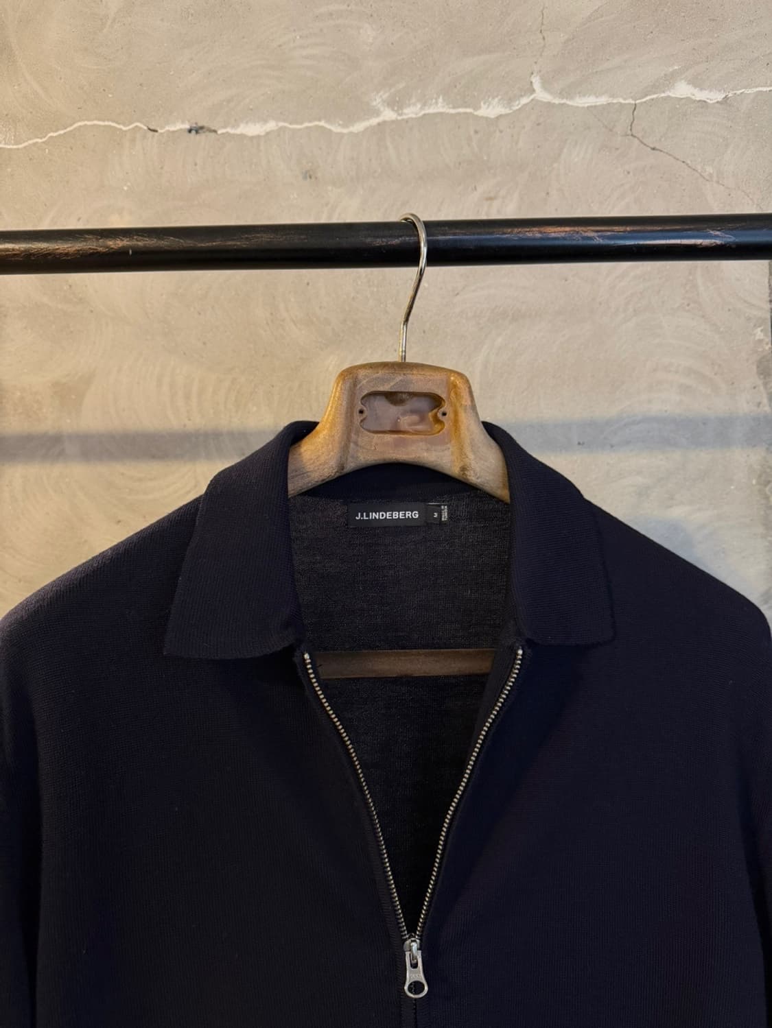 제이린드버그 니트짚업 남성 100 상품이미지2