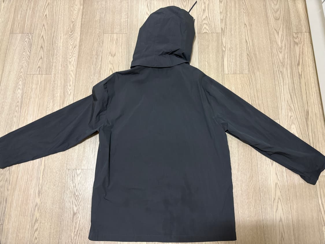 아모멘토 DETACHABLE HOODIE SHIRTS (CHARCOAL) 상품이미지2