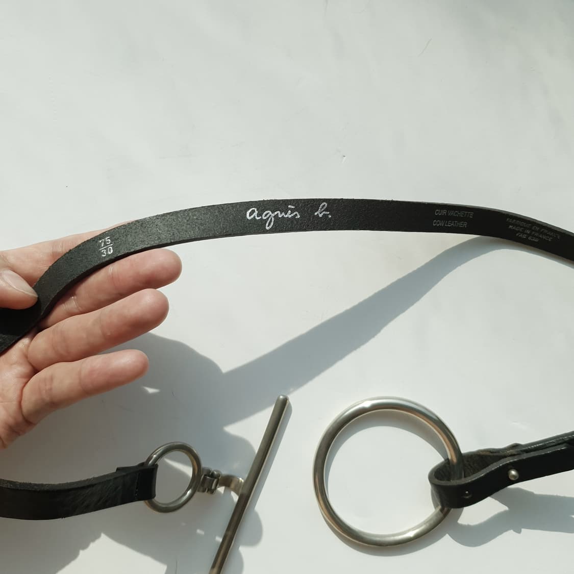 Agnès b leather belt 상품이미지6