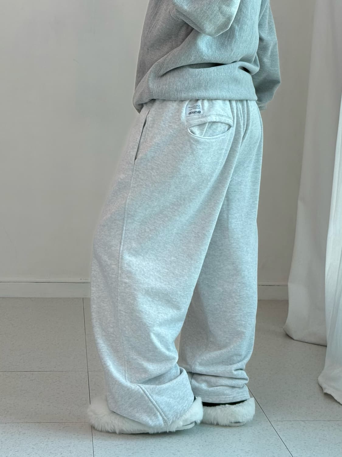 아웃도어 멜란지 코튼 팬츠 상품이미지3