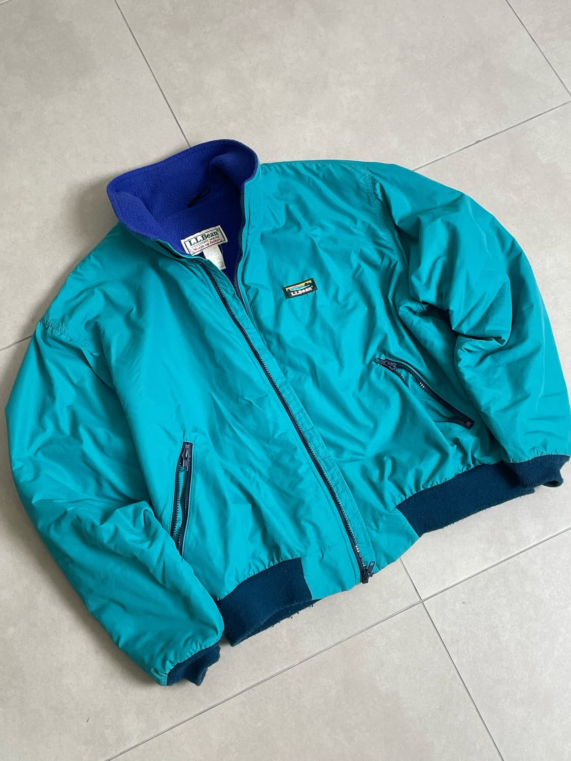 엘엘빈 웜업자켓 xl  made usa 상품이미지2