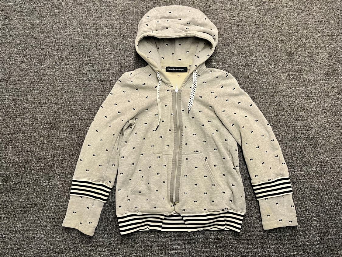 [44~55] mercibeaucoup 메르시보쿠 우먼즈 집업 후드  상품이미지1