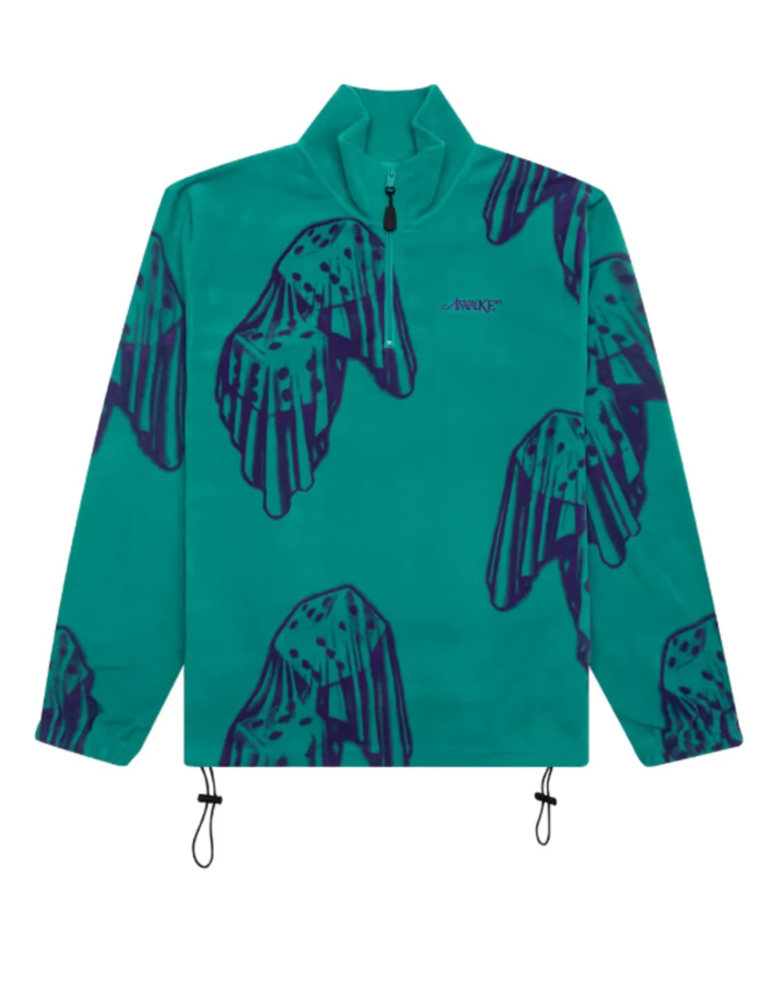 Awake NY 어웨이크 뉴욕 플리스 후리스 다이스 풀오버 반집업 L 상품이미지1