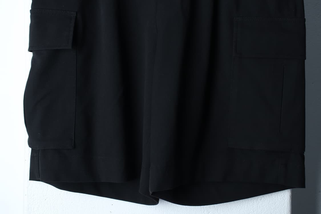 (L-XL) 무신사 스탠다드 반바지 팬츠 카고 밴딩 블랙-P9865 상품이미지4