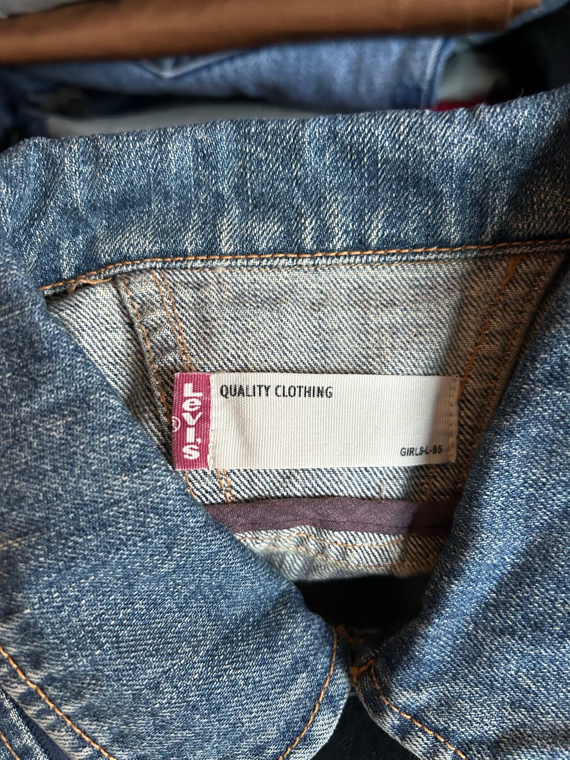 00’s 리바이스 데님 라이더자켓(for women) 상품이미지7