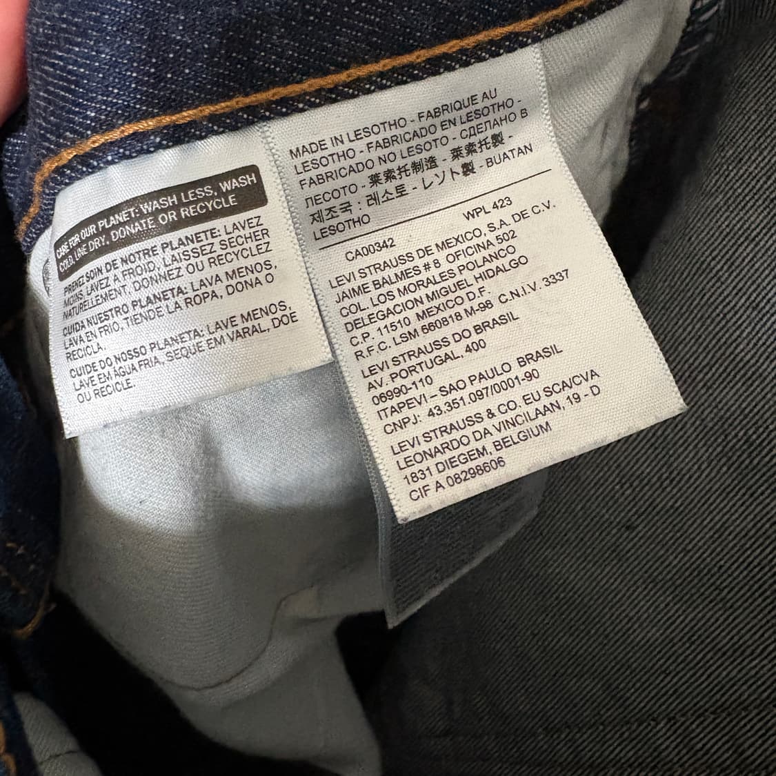 리바이스 505 레귤러 스트레이트 데님팬츠 / W32, L30 상품이미지8