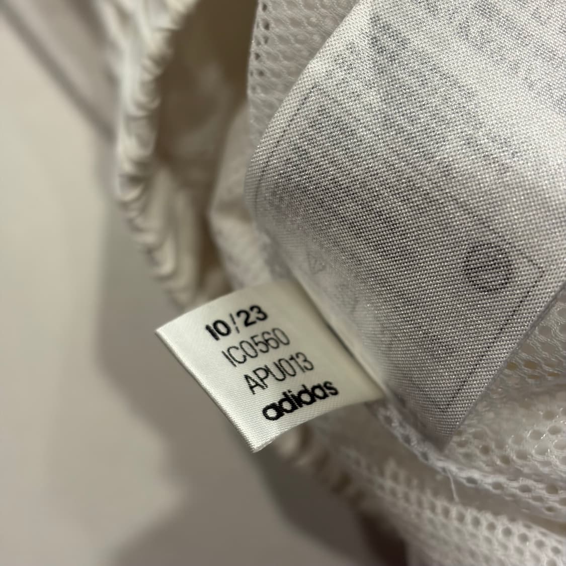 [S] 아디다스 우먼 우븐 삼선 후드 바람막이 화이트 C439 상품이미지9