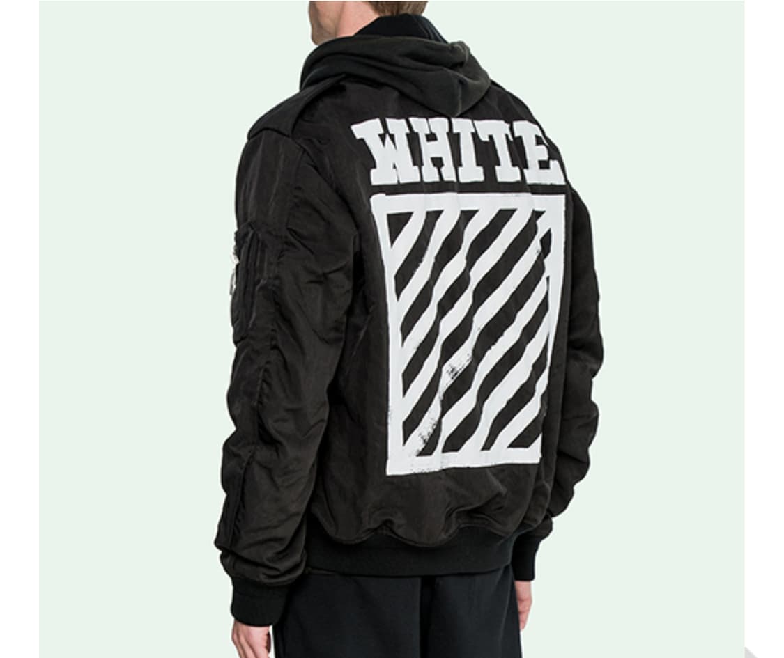 오프화이트 16fw ma-1 봄버 블랙 L 상품이미지2
