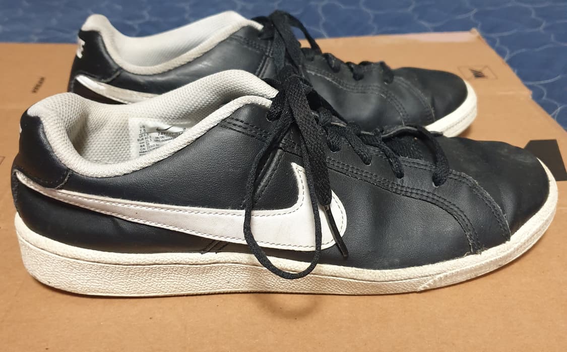 나이키 코트 로얄 레더 스니커즈 검횐 (255) 상품이미지1