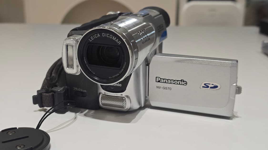 뉴진스 캠코더st 빈티지 캠코더 파나소닉 NV-GS70 작례 있음 상품이미지1