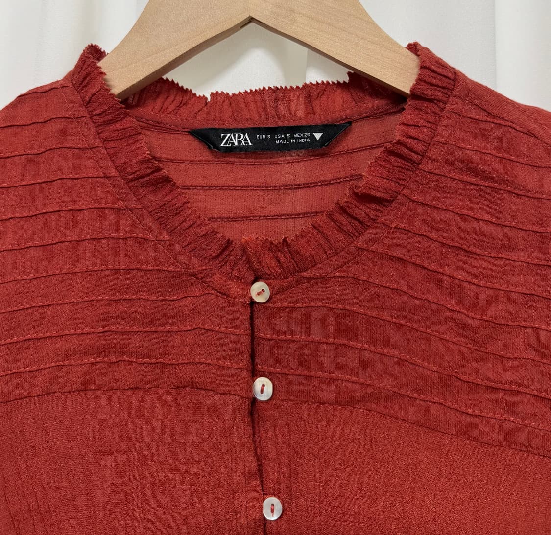 ZARA 자라 비스코스 블라우스 상품이미지4