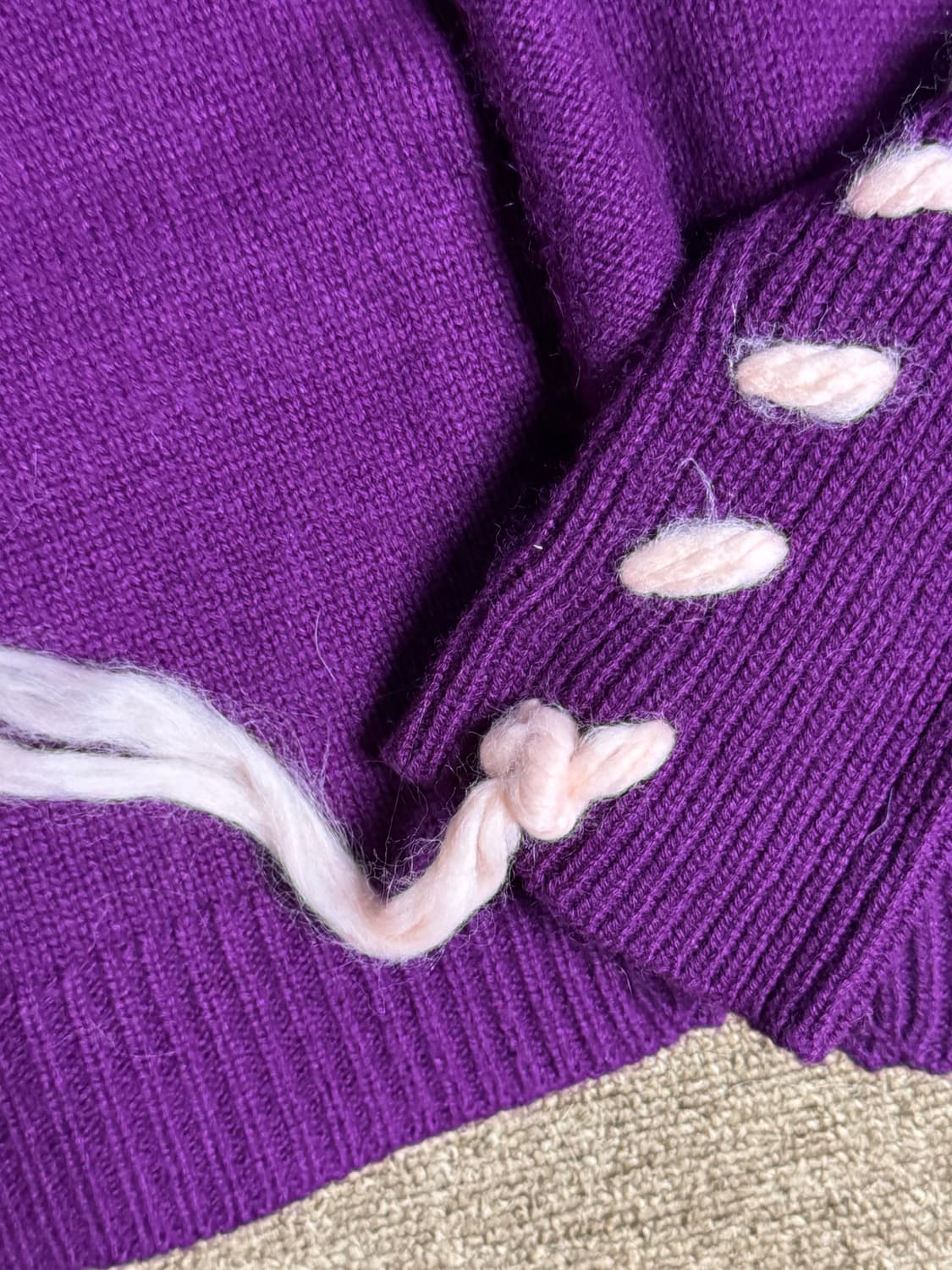 빈티지 니트 가디건 상품이미지3