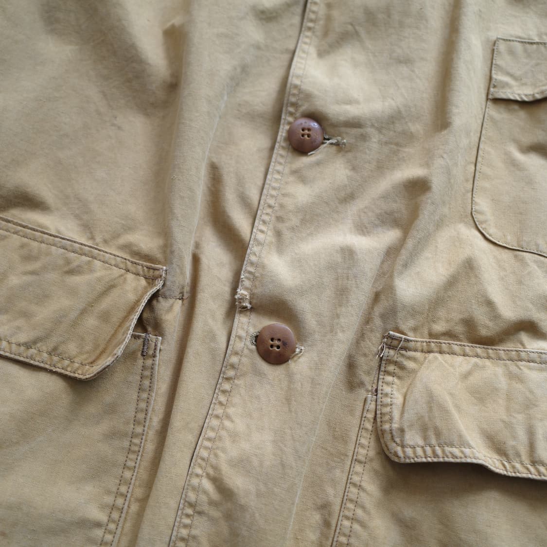 50s 시어스 JC Higgins 탈론 지퍼 덕 캔버스 헌팅 자켓 상품이미지5