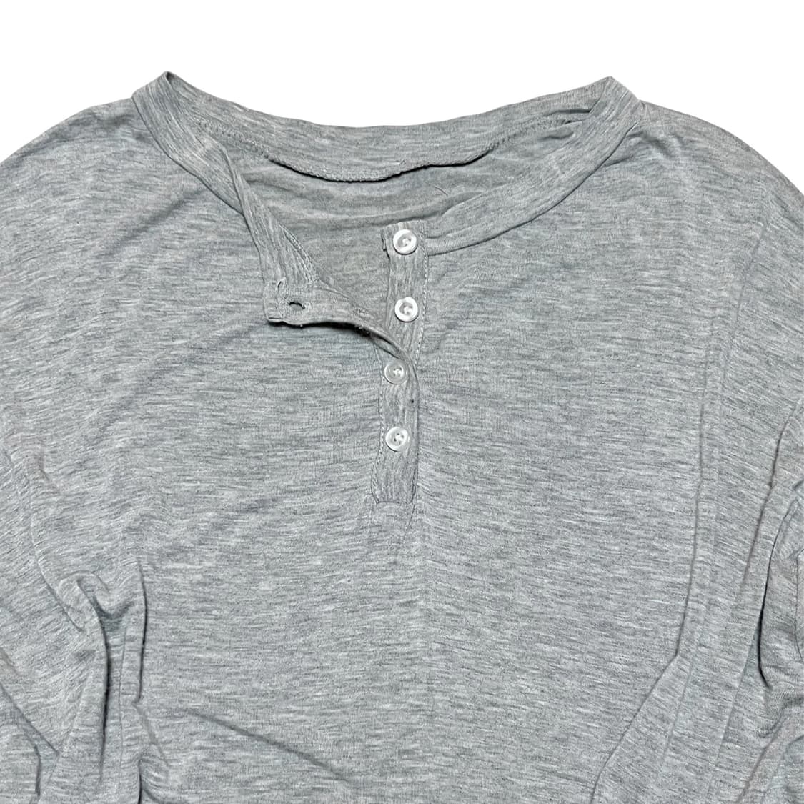 Summer Burton Henley Neck Top_Gray 상품이미지4