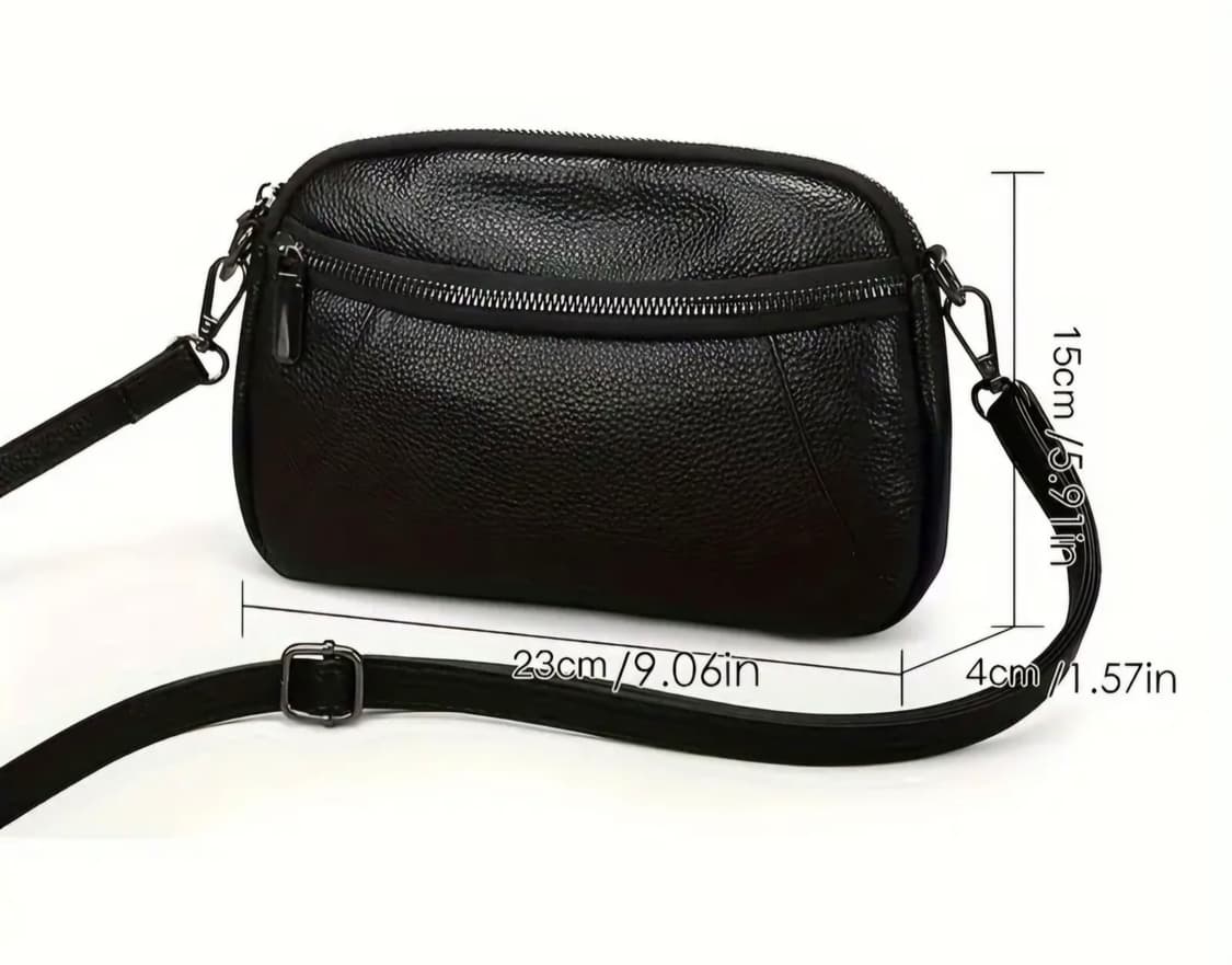 가볍고 튼튼한 천연 소가죽 데일리백 (26cm) 상품이미지10