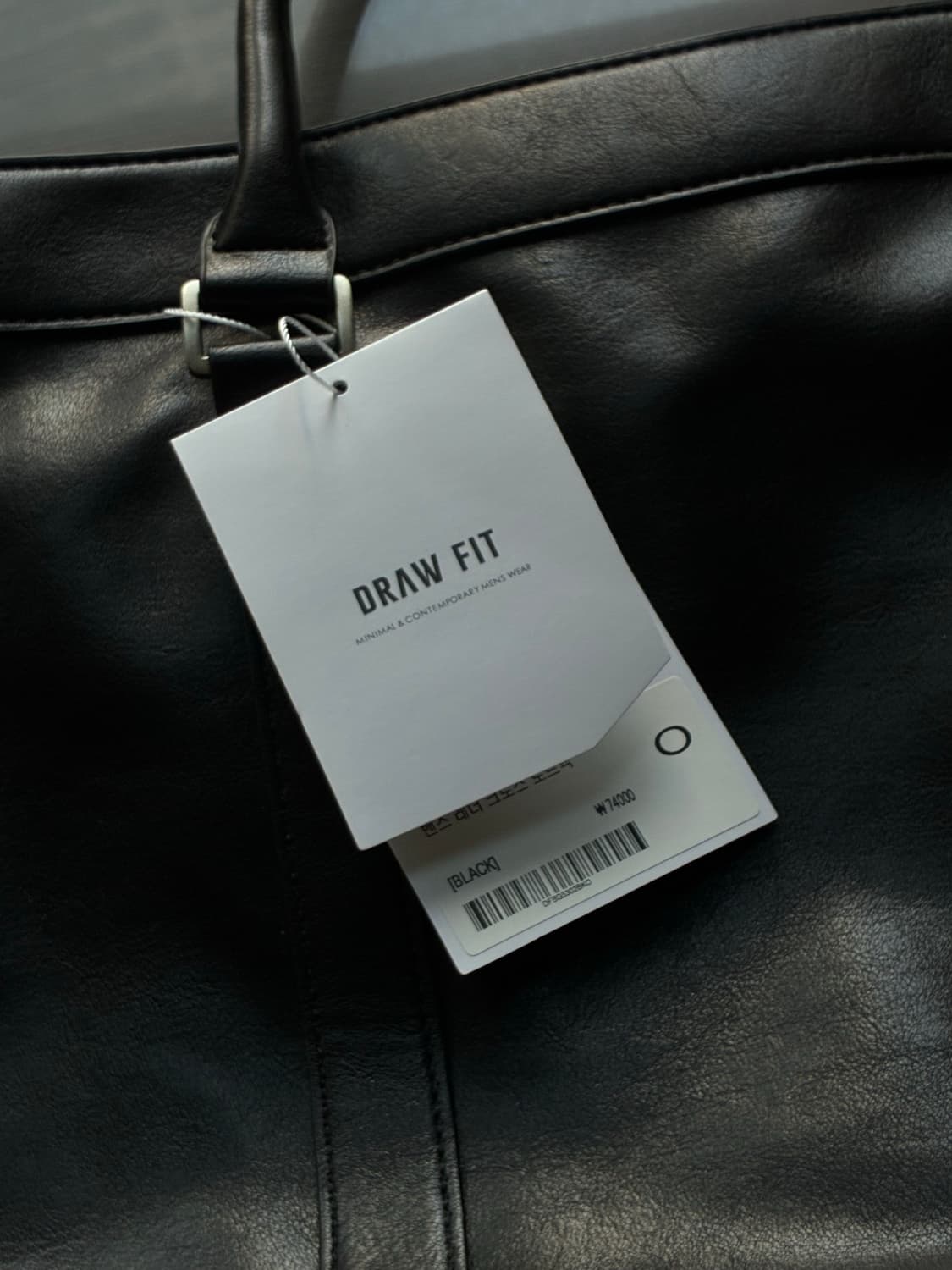 (새상품) 드로우핏 밴스 레더 크로스 토트백 [BLACK] 판매 상품이미지9