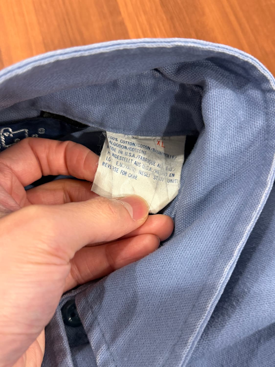 80s Woolrich 울리치 헤비 코튼 플란넬 워크 셔츠 (USA) 상품이미지10