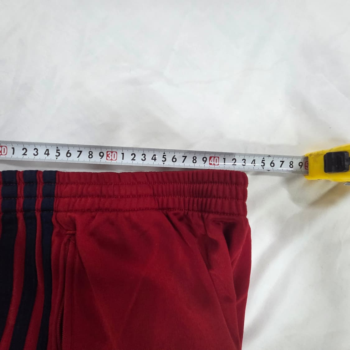 아디다스 빨간색 삼선 트랙 팬츠 상품이미지4