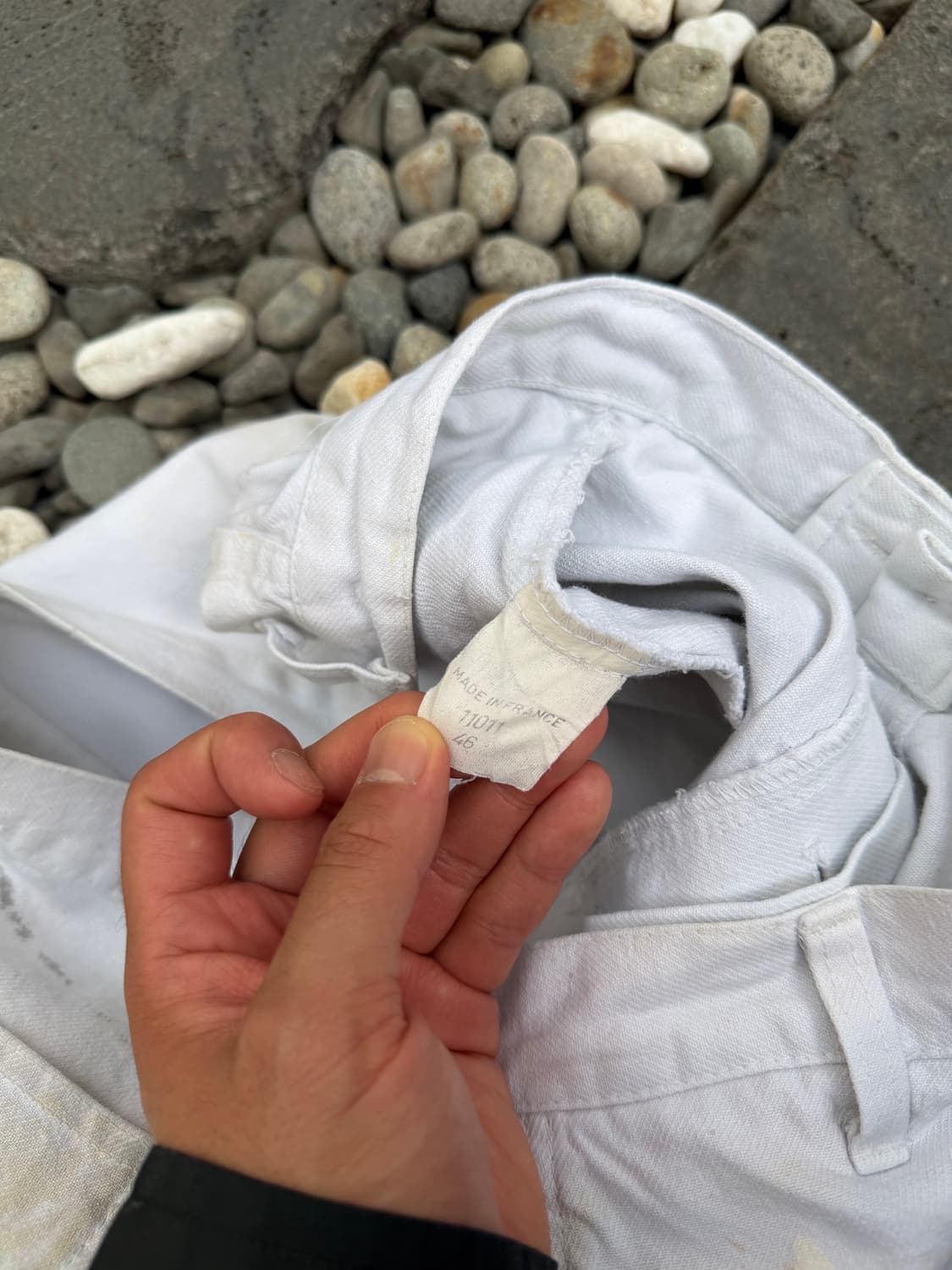 DISTRESSED 70s WHITE FRENCH 70s 프렌치워크팬츠 상품이미지8