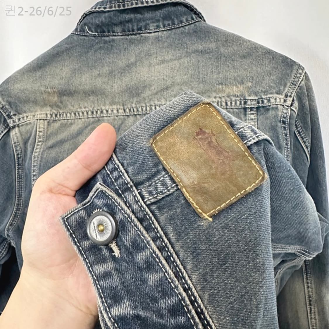 NEWJEANS 남자 데님 집업자켓 ONE SIZE 상품이미지10