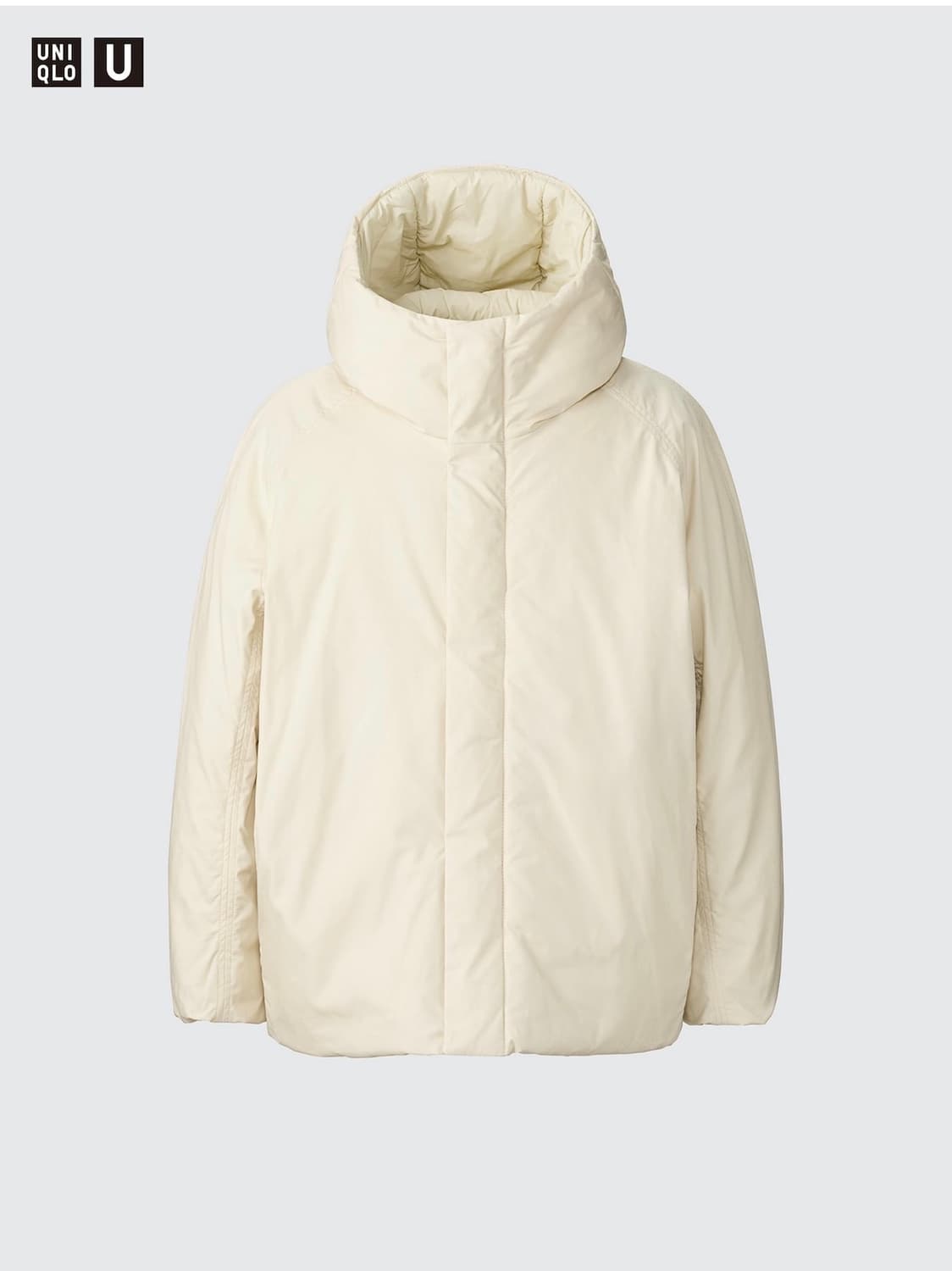 유니클로u 퍼프테크 볼륨 파카 내츄럴 / L 상품이미지1