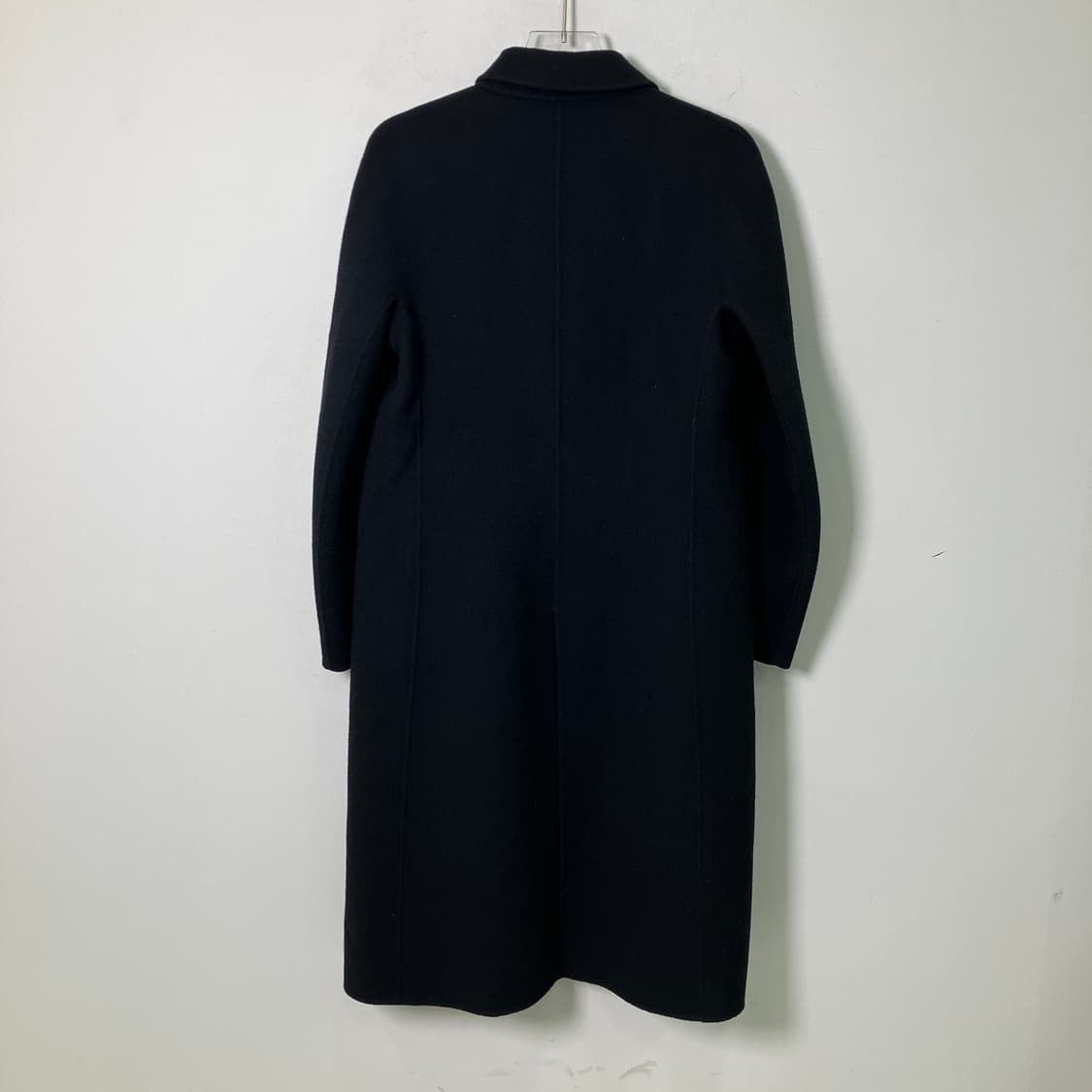 DKNY 디케이엔와이 블랙 울 앙고라 롱코트 S 상품이미지2