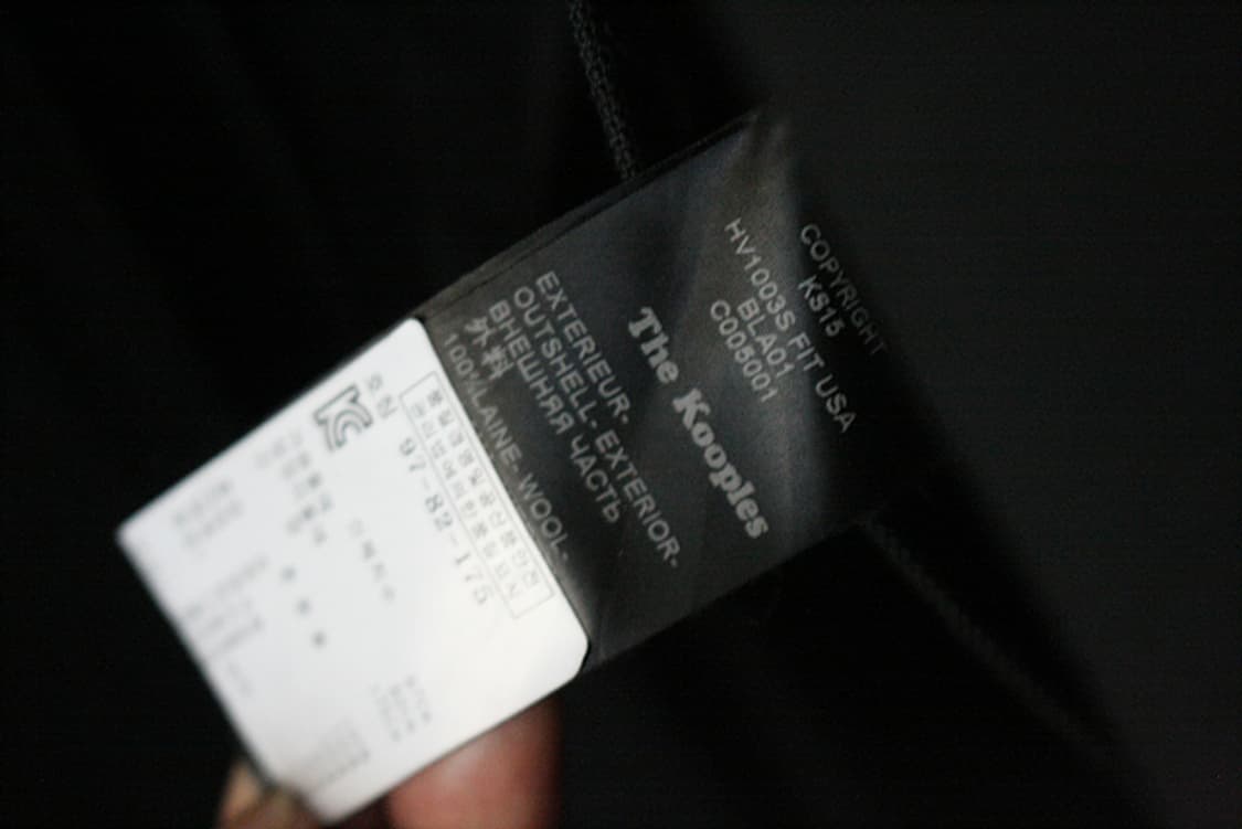 The kooples 더 쿠플스 블랙 후드 블레이저 자켓 상품이미지6