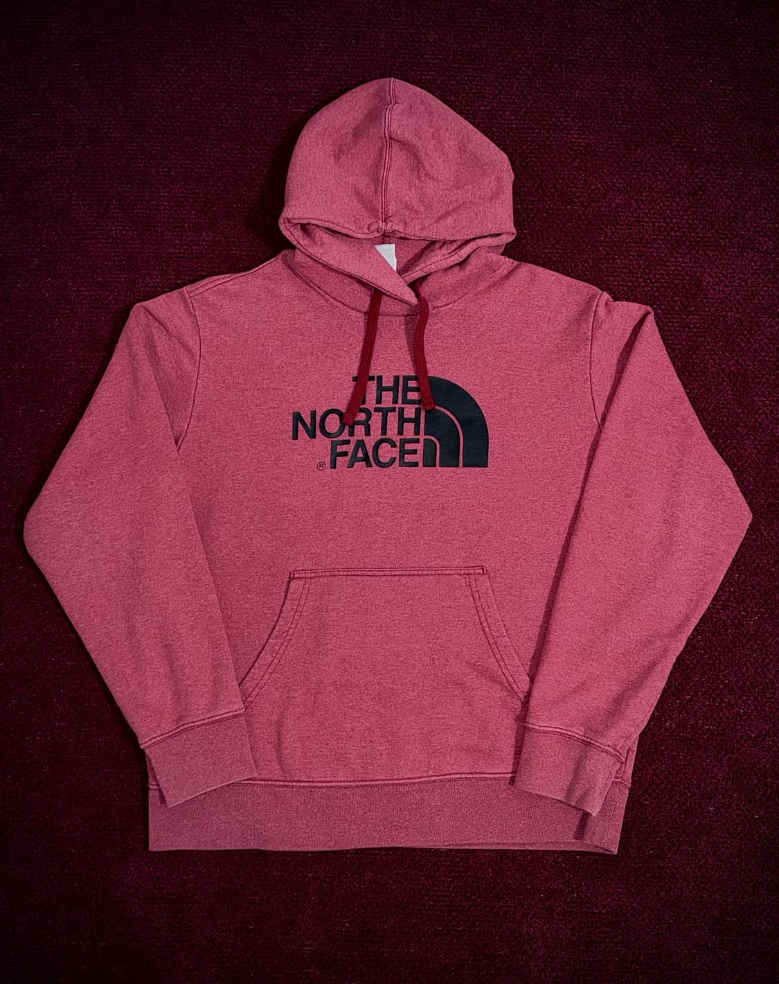 노스페이스 빅로고 후드티 버건디 L 상품이미지1