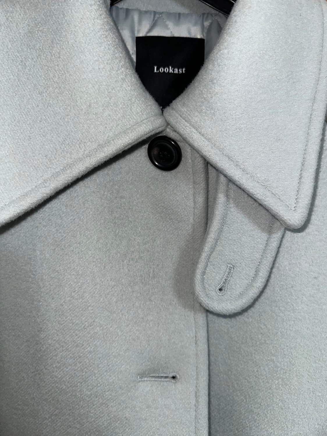 룩캐스트 마리 하프 울 코트 민트 상품이미지3